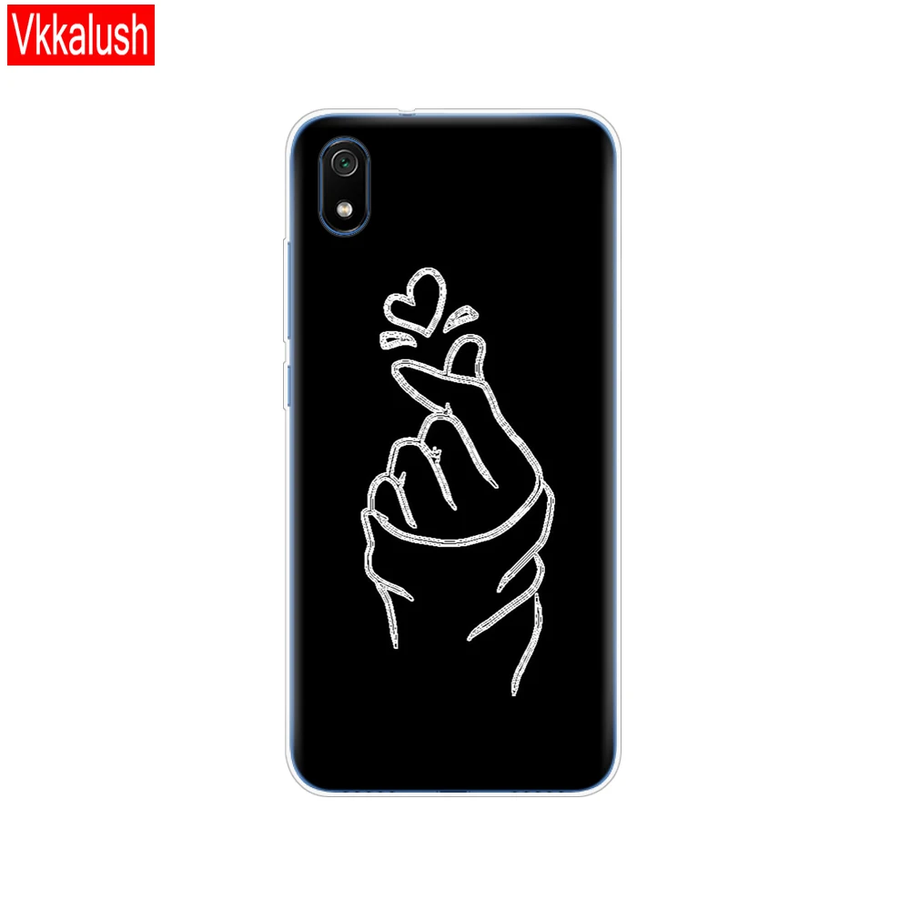 80254 Чехол для Xiaomi redmi 7a чехол s полная защита Мягкий ТПУ силиконовый чехол на заднюю панель для redmi 7 A бампер redmi 7a чехол для телефона с кошкой - Цвет: 80254