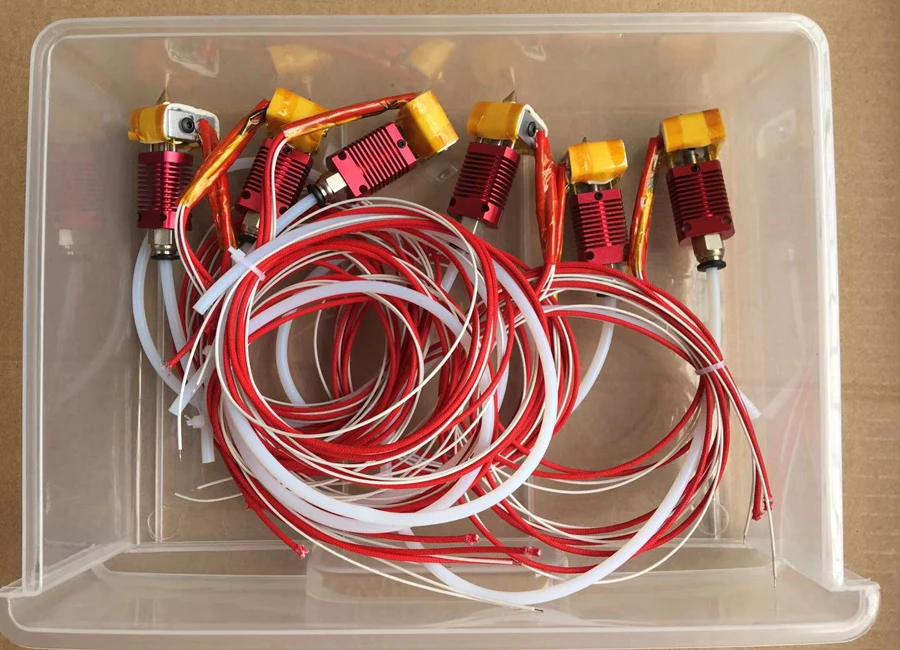 Полностью металлический j-головка MK10 Hotend CR10 Hotend Ender 3 профессиональный принтер экструдер Горячий Конец комплект нити 1,75 мм Nozzel части 3d принтера