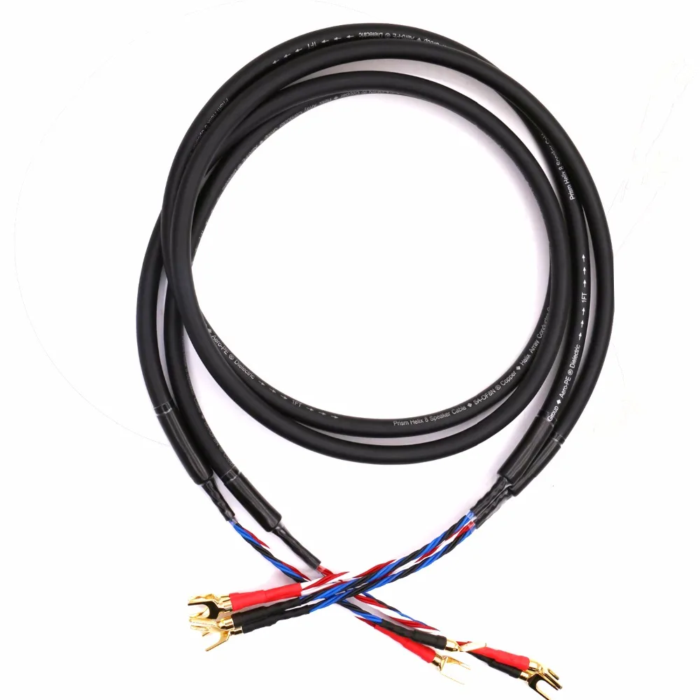 Аудиокабель аудио Helix8 с позолоченным разъемом spade аудиокабель loundspeaker|speaker cable|speaker