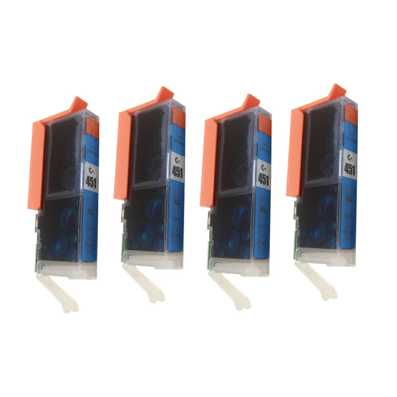 4PK Cyan картриджи с чернилами CLI 451 C для canon PIXMA IP7240 MG5440 MG5540 MG6440 MG6640 MG5640 MX924 MX724