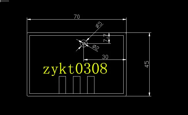 Корпус проекта электроники корпус (1 шт.) 70*45*25 мм управление приборами коробка для