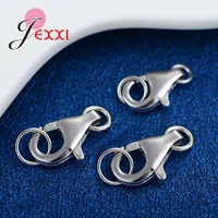 wholesale 50 pcslot lobster clasp connecting parts 925 sterling silver jewelry making accessories chain necklace accessories