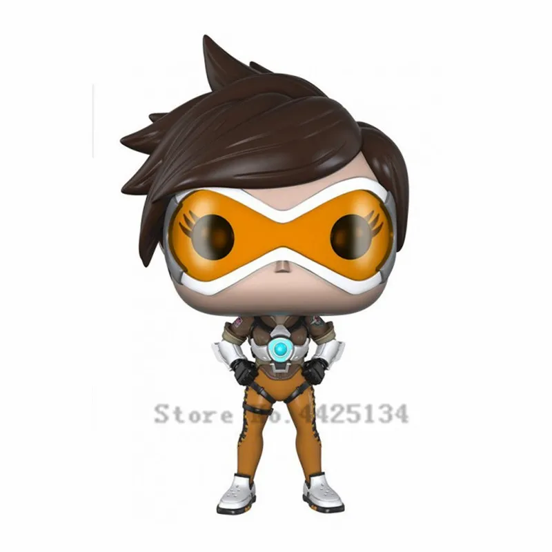 Funko Pop Hot Game OW Rye Pioneer Vanguard#93 жнец смерти#92 Tracer#97 Winston Widowmaker Soldiers может Модель фигурка игрушка подарок