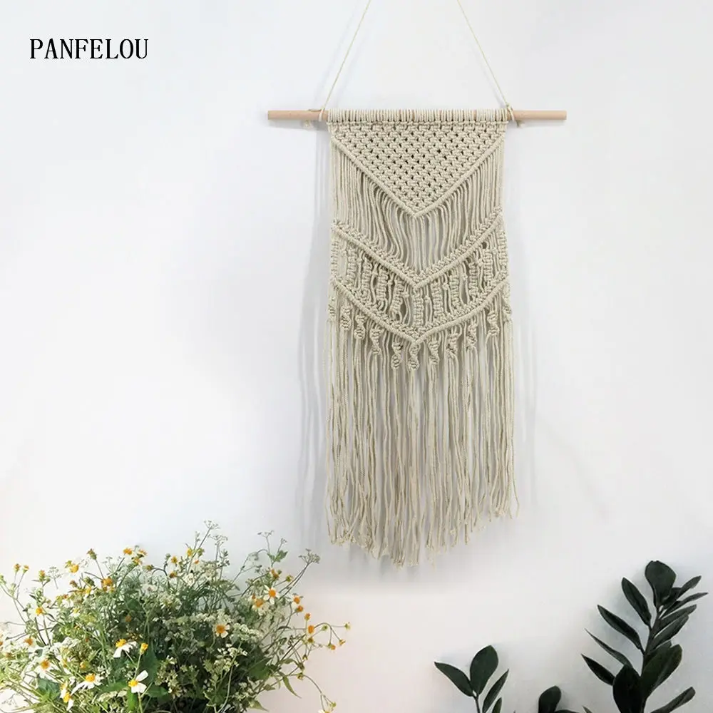 Настенный Гобелен PANFELOU 100*40 см с кисточками украшение для песчаного пляжа плед