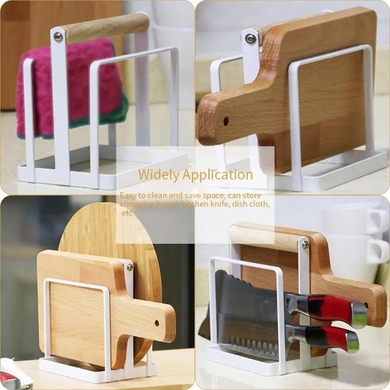 Кухонный слив Ножи полка разделочная держатель разделочной доски кастрюлю