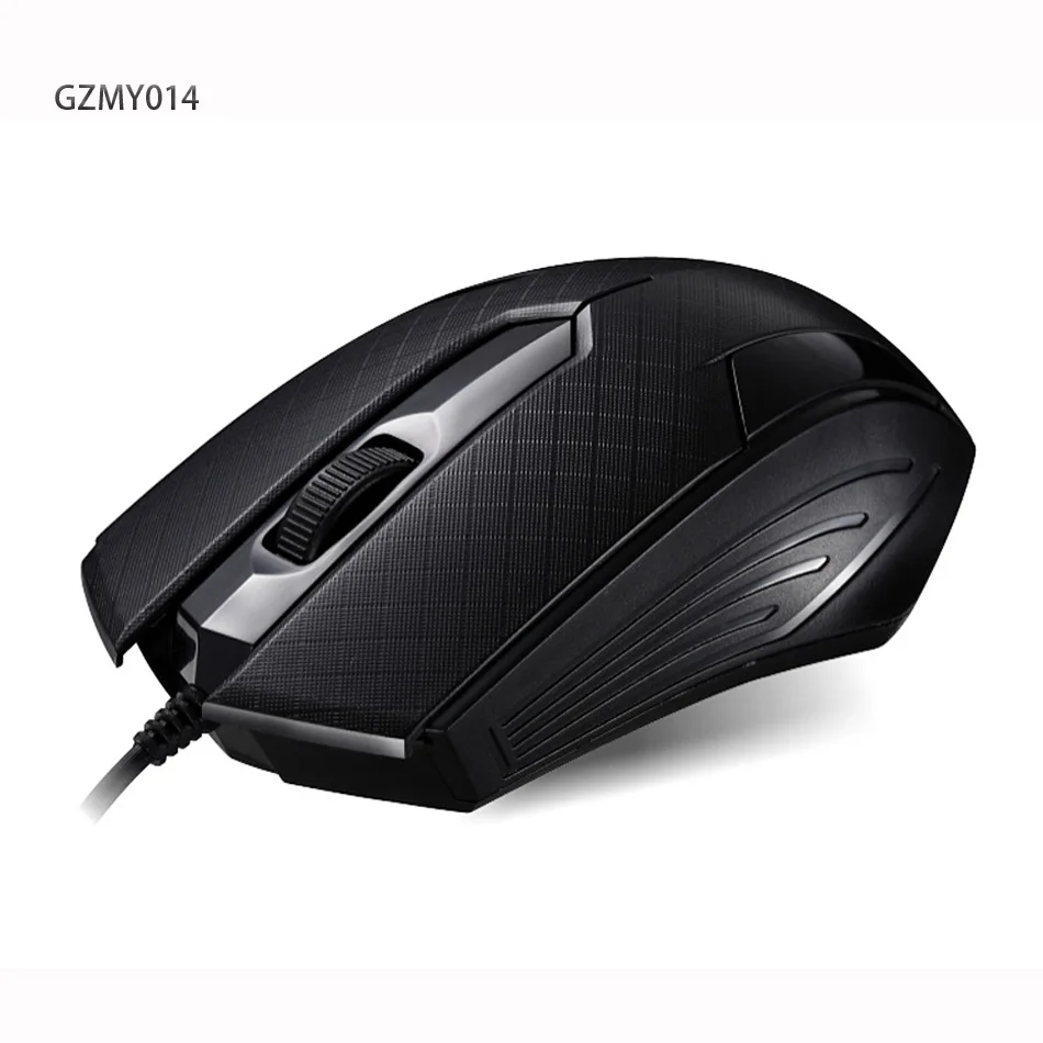 Проводная оптическая Мышь 1600 Точек на дюйм 3 Кнопка Черный Gamer мыши USB кабель для