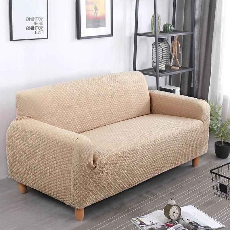 

Elastic Fabric Thick Knit Sofa for Living Room Tights Blanket for Couch Sofa Cover Waterproof Universal Sofa Chair Covers 45