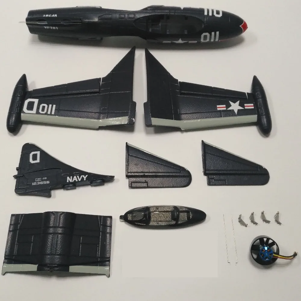 50 мм F9F электрическая радиоуправляемая модель самолета|Радиоуправляемые