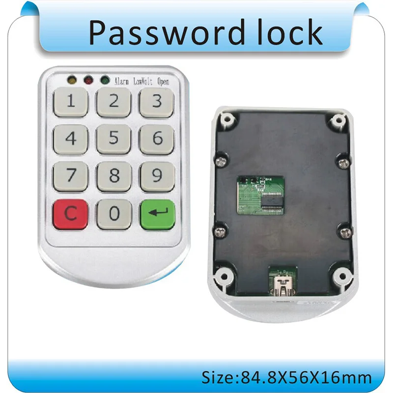 Quality Silver Metal Digital Electronic Password keypad Cabinet Locks | Обустройство дома