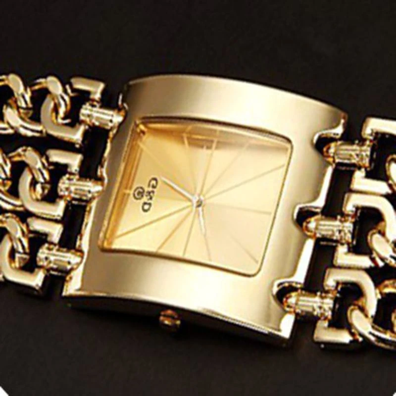 Женские роскошные часы из нержавеющей стали модные женские с цепочкой брендовые