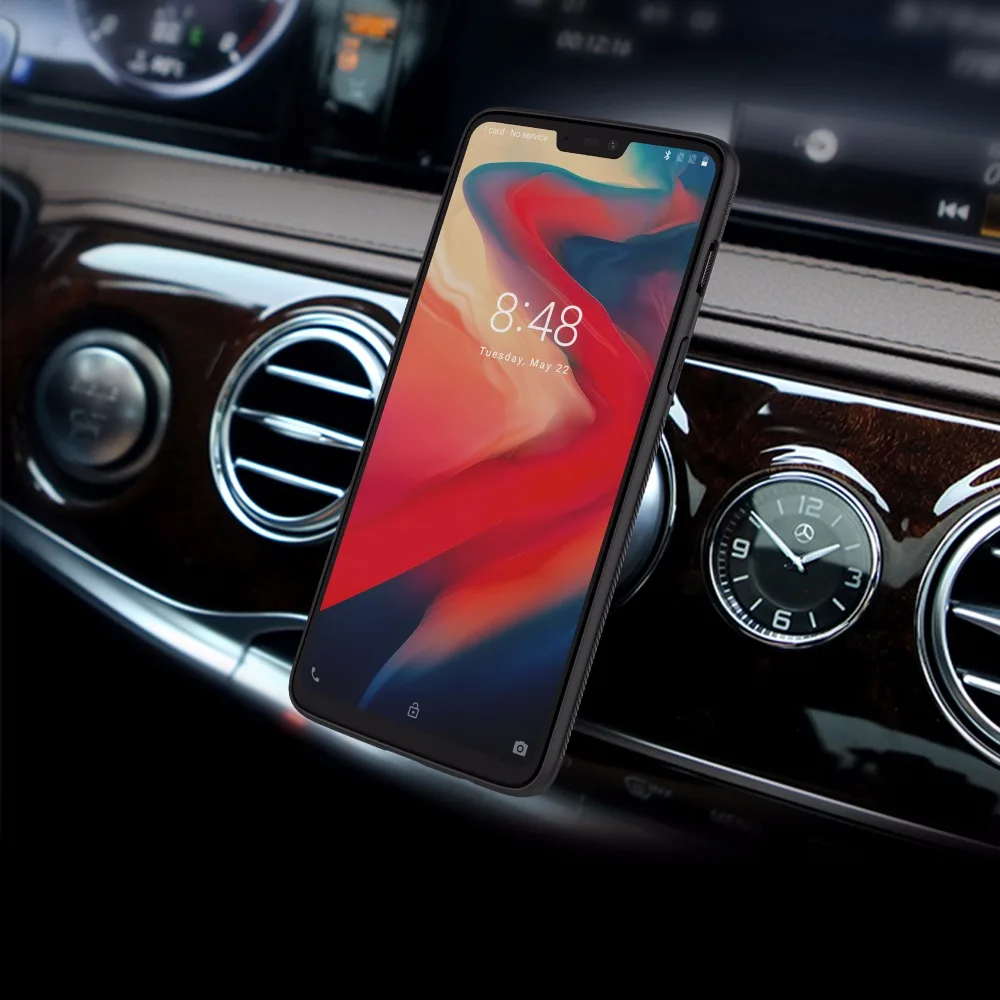 Nillkin синтетический волоконный чехол для телефона oneplus 6 углеродное волокно PP задняя крышка чехол для oneplus 6 one plus 6