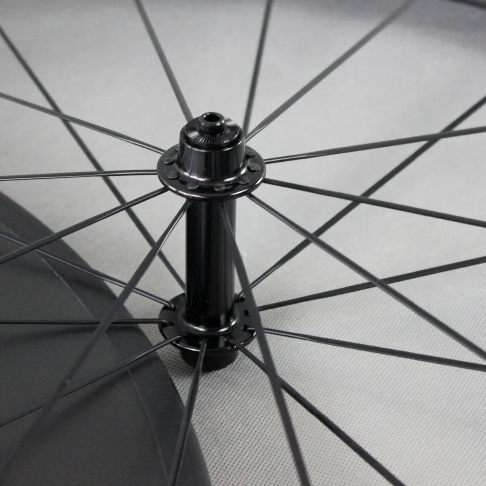 Can углеродное шоссейное Велосипедное колесо TT 86 мм клинчер бескамерные готовые UD