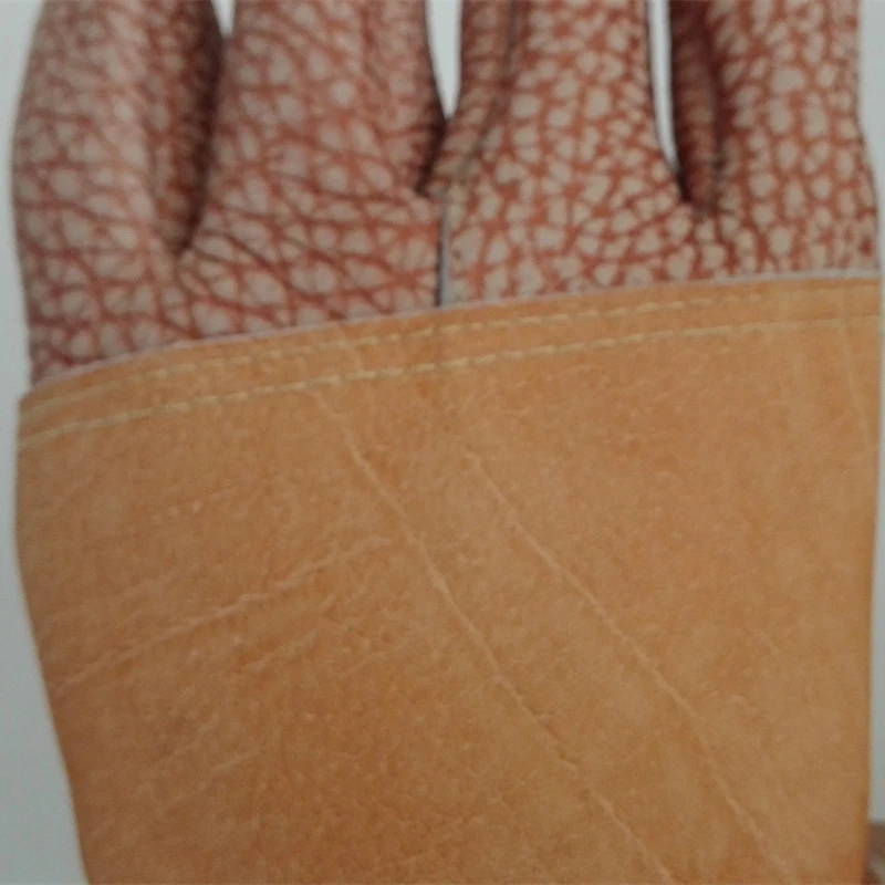 Толстые кожаные перчатки против укусов тактические для тренировки животных