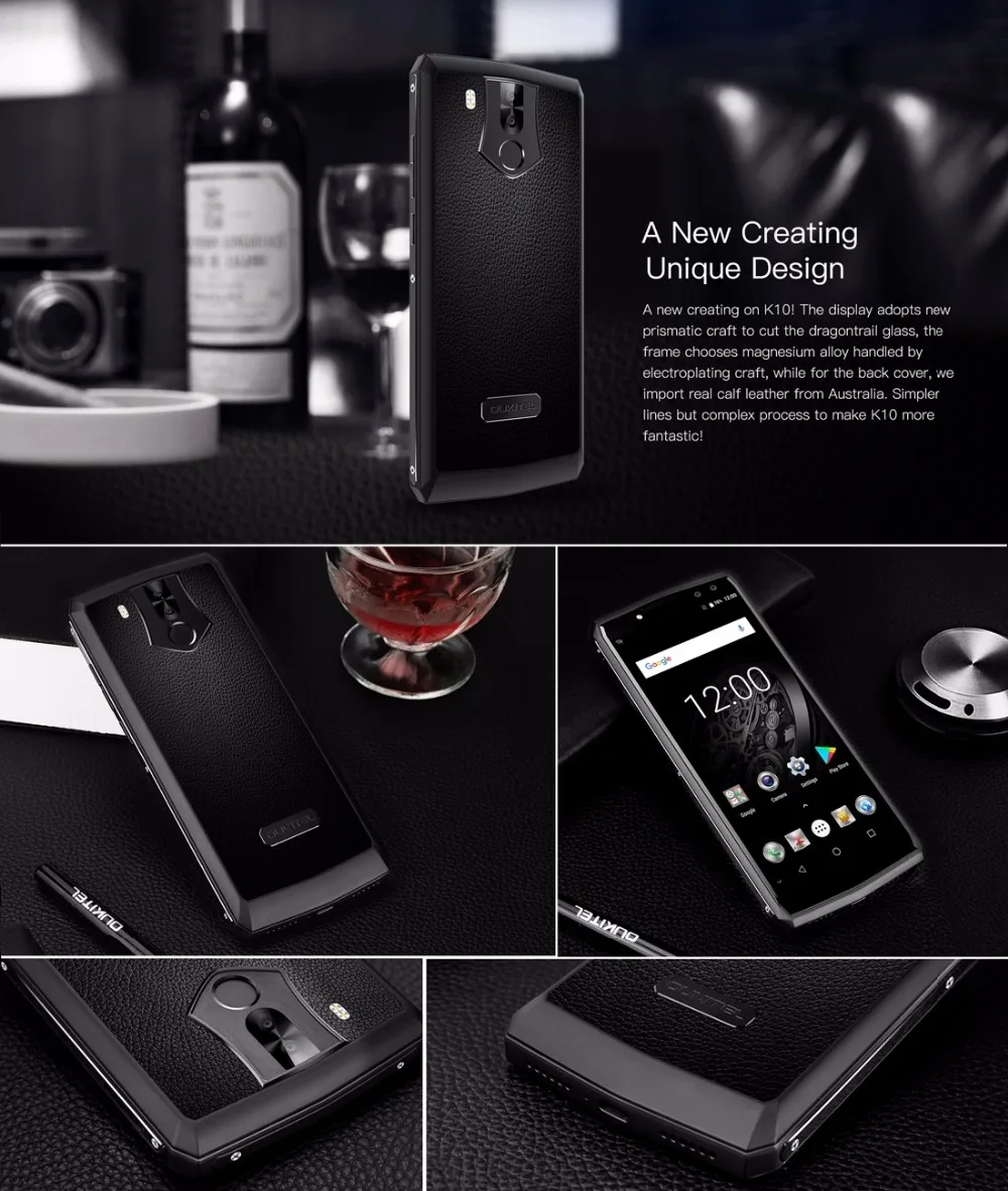 Oukitel K10 6 ГБ Оперативная память 4G B Встроенная мобильного телефона 0 &quotFHD 18:9 полный