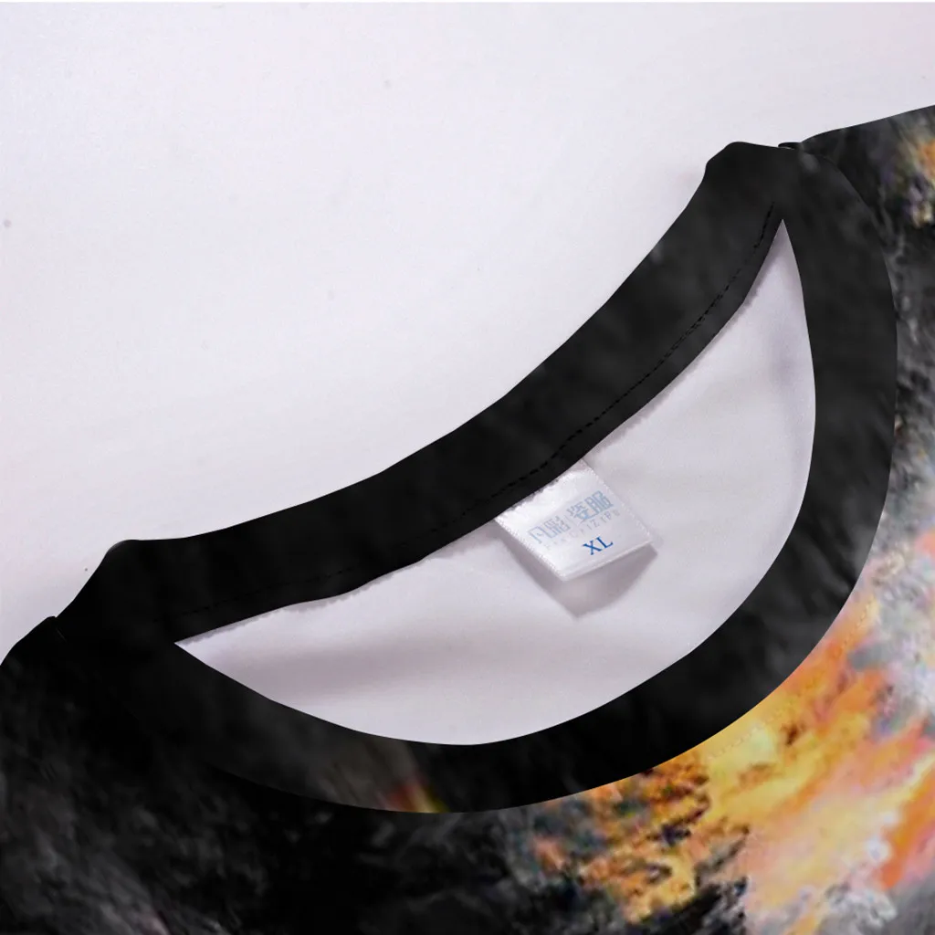 Мужская футболка с короткими рукавами camiseta удобная уличная 3D принтом модная для