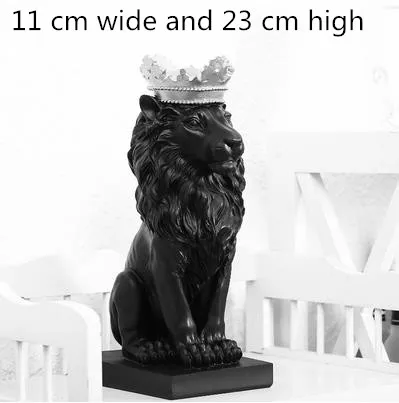 style 13 Small Корона лев модель ремесла украшения, Скандинавская гостиная винный шкаф для телевизора украшения современный минималистский офисный стол работа - Цвет: style 13 Small