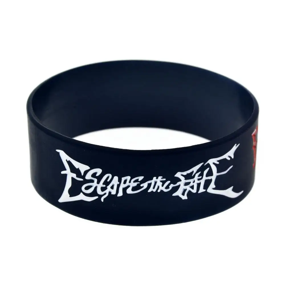 1 шт. избежать судьбы Wristband Силикона Один Дюйм Широкий музыка Gfit|Браслеты с