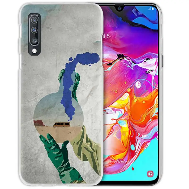 08 Чехол с принтом «во все тяжкие» чехол для samsung Galaxy A50 A70 A20e A40 A30 A20 A10 A8 A6 плюс A9 A7 жестркий прозрачный пк чехлы для телефона с бумажником и крышка - Цвет: 08