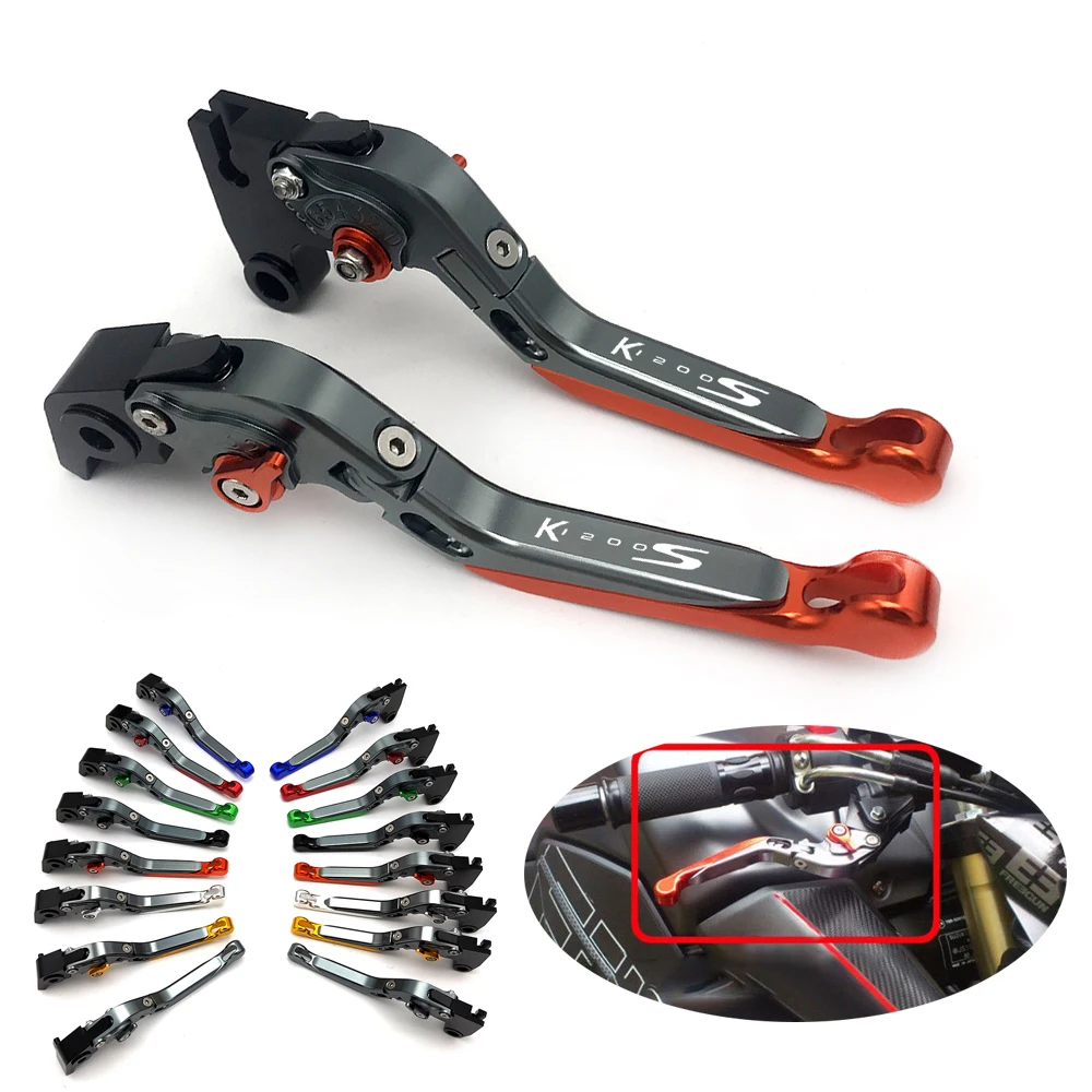 Алюминиевые Регулируемые рычаги тормозной муфты CNC для BWM K1200S 2004 2008 2005 2006 2007