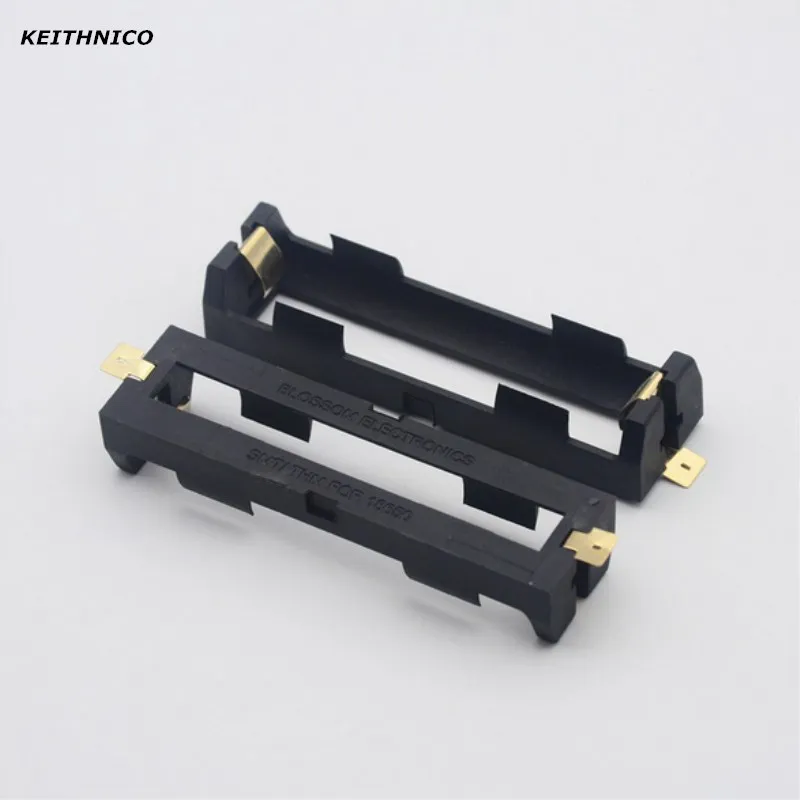 KEITHNICO 2 шт. 1X18650 держатель аккумулятора со стандартной коробкой для хранения