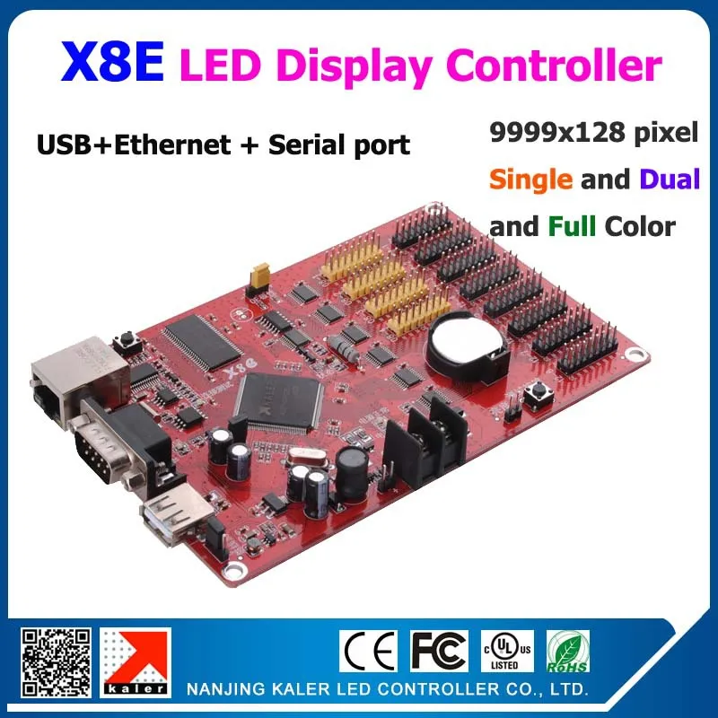 

Контроллер kaler X8E со светодиодным дисплеем, 9999x128 пикселей