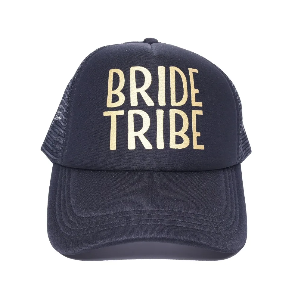 Курица вечерние украшения надпись Bride Tribe шляпа Кепки невесты команды чтобы быть
