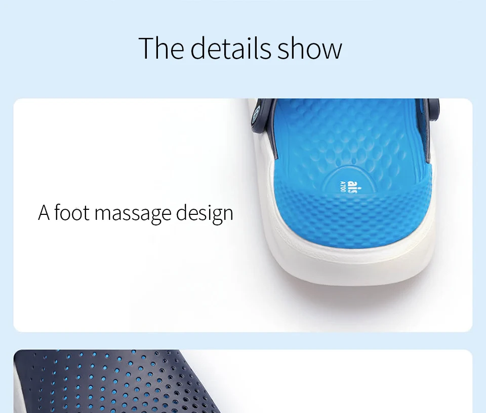 Xiaomi Youpin Aishoes летняя пляжная обувь Cave дышащая и гидрофобная мягкая и удобная обувь два способа ношения