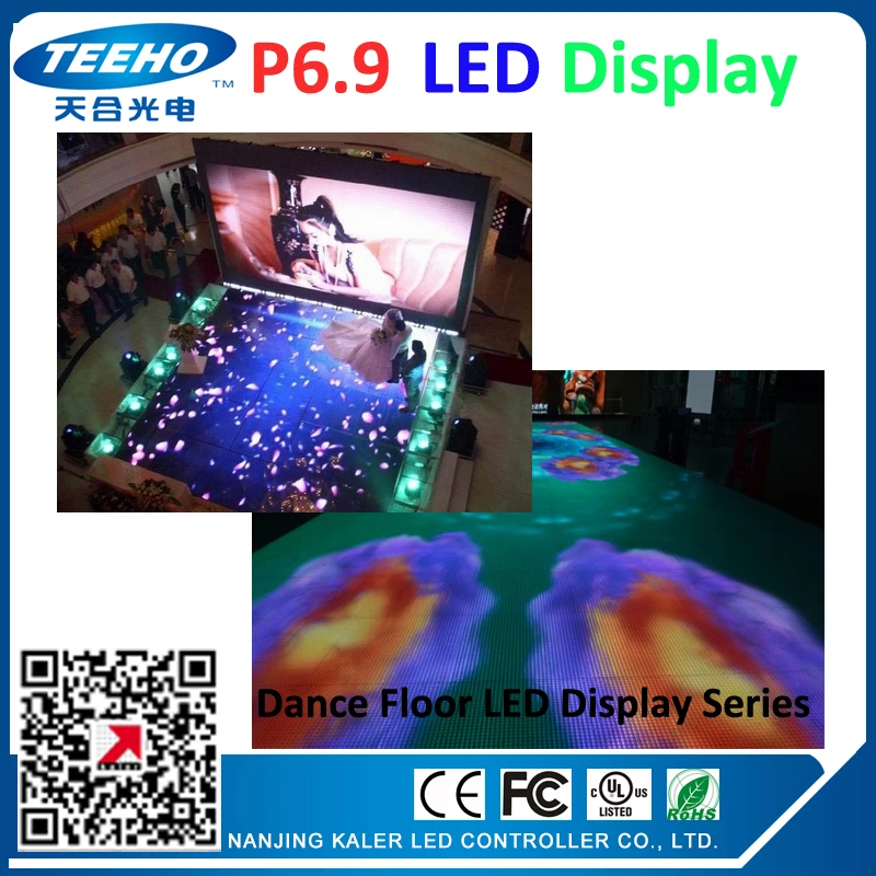 Светодиодный танцевальный пол P6.9 светодиодный экран светодиодная видеостена