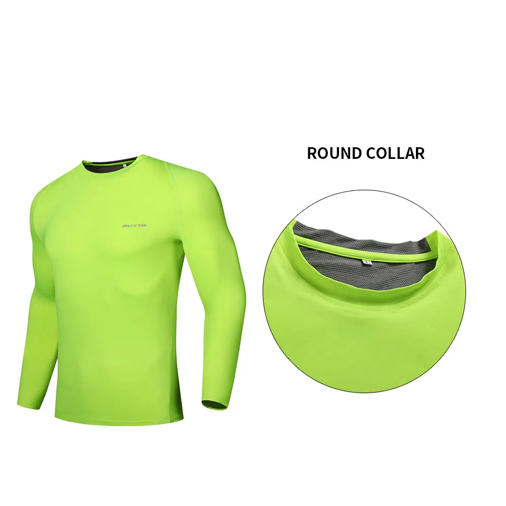 Outto Men's Cycling Base Layers Long Sleeves Compression Tights Bicycle Running Jersey Sports Underwear Fitness Gym Clothing | Спорт и