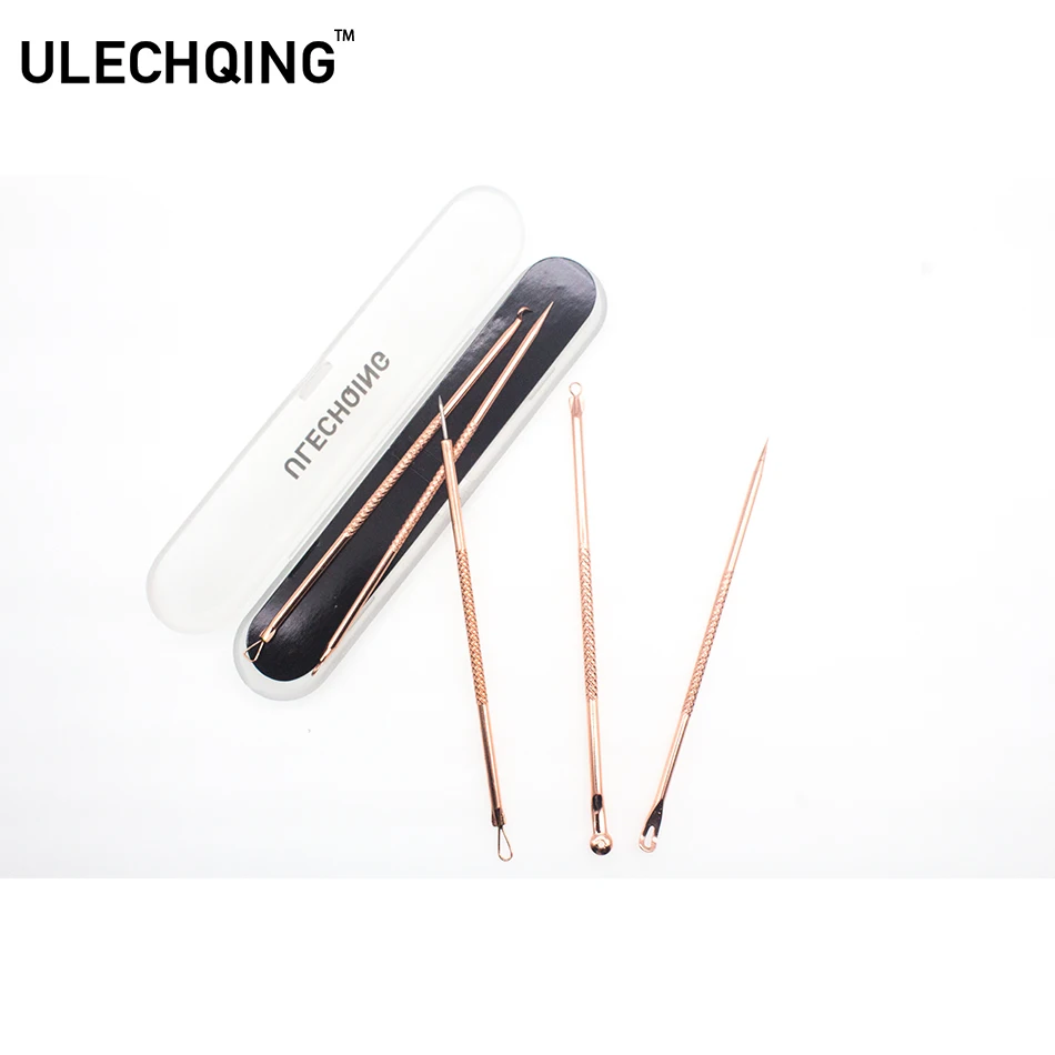 ULECHQING 5 шт. из металла для удаления угрей набор инструментов Профессиональный