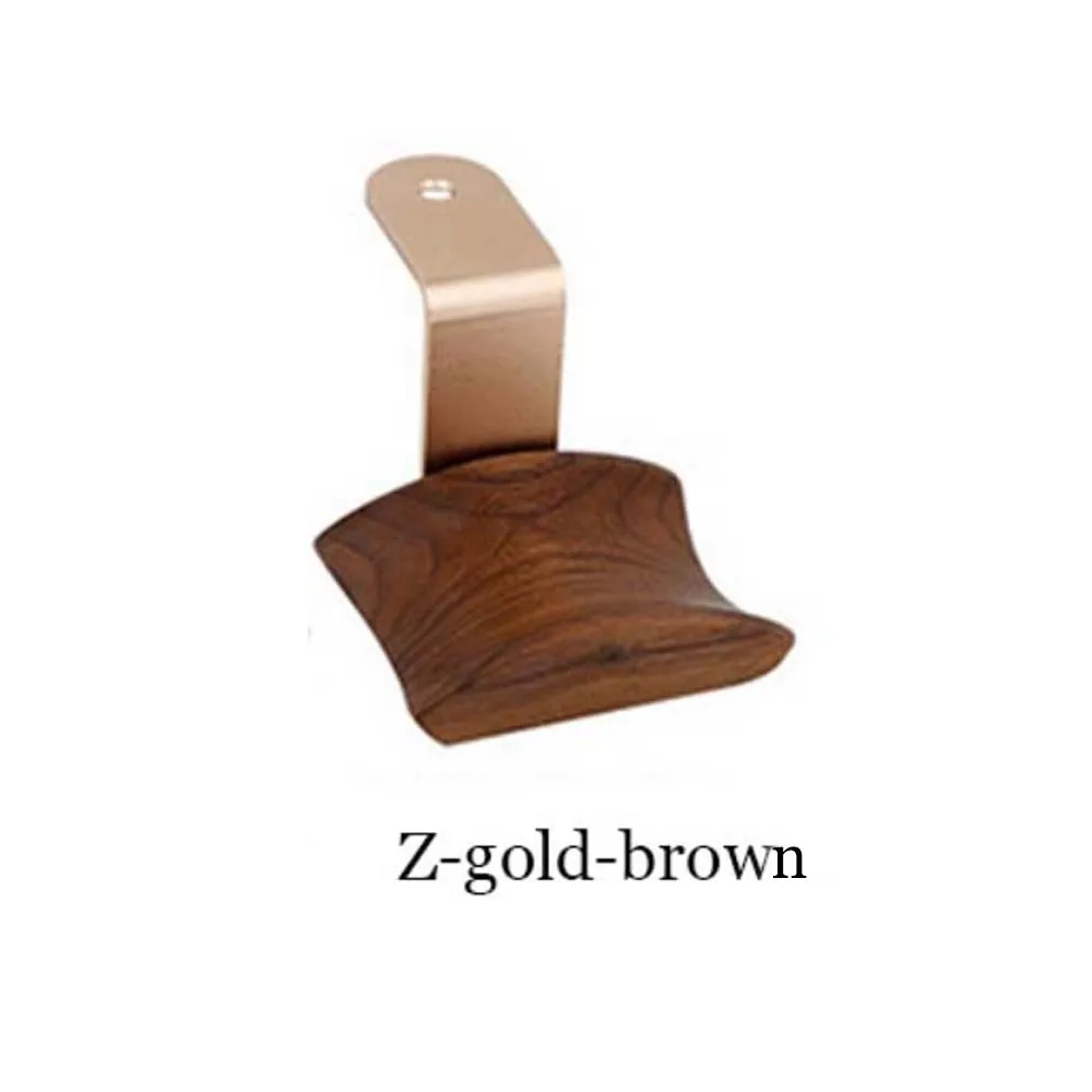 z-brown-gold JINSERTA, подставка для наушников, универсальная вешалка для наушников, настенный крючок, подставка для наушников, держатель, аксессуары - Цвет: z-brown-gold