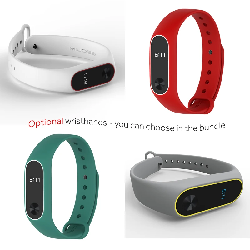 Оригинал Xiaomi Mi Band 2 MiBand с дисплеем Смарт Браслет Сердечного Ритма Фитнес