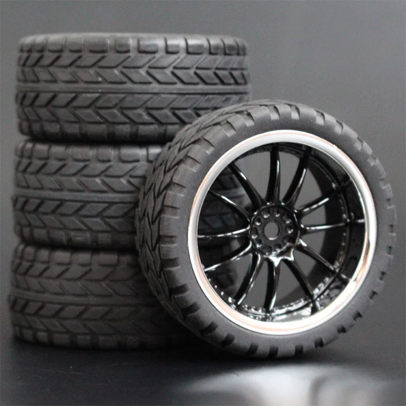 JZXD 1/10 резиновые шины и обода 26*64 мм для HSP Tamiya HPI Kyosho