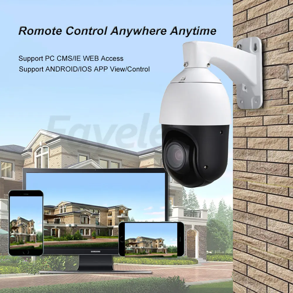 Наружная CCTV Безопасность 4 &quotМини 2MP 5MP PTZ камера аудио в HD 1080P скоростная