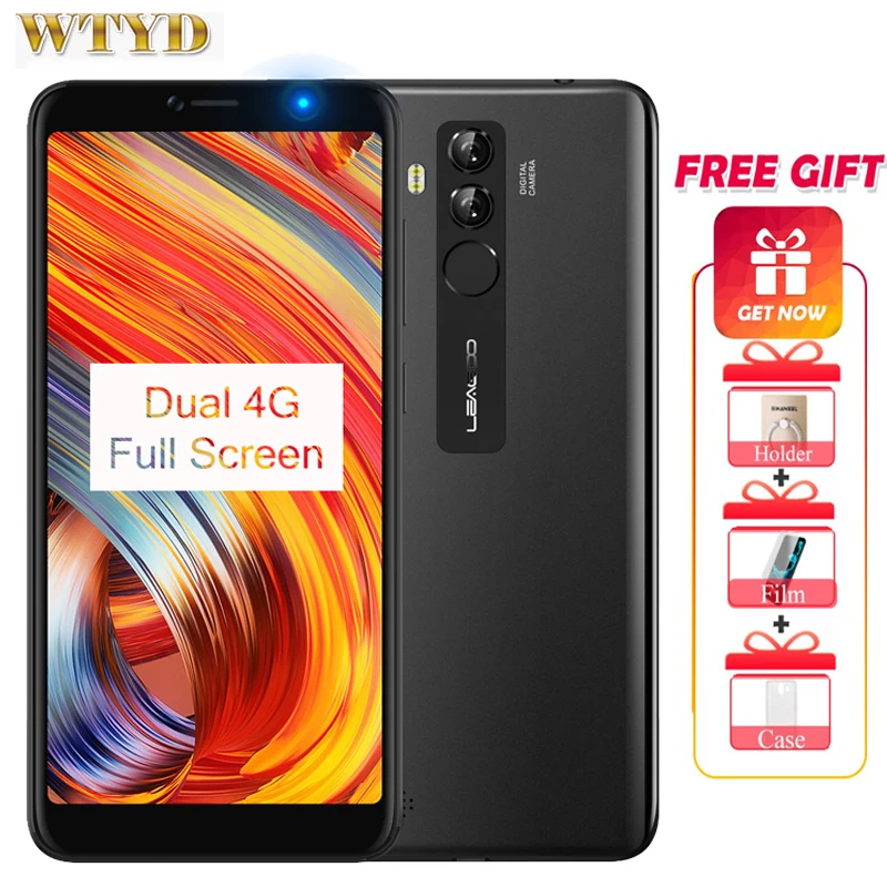 Смартфон LEAGOO M9 PRO 5 72 дюймов 18:9 полный экран разблокировка лица 2 Гб ОЗУ 16 ГБ Android 8 1