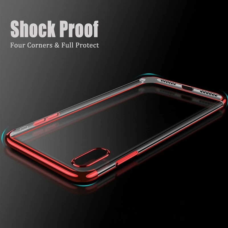 TeoYall Glitter Silicone case for iPhone XR XS MAS X 10 Protective Soft TPU Moblile Phone Cover Cases 7 8 6 6s Plus |