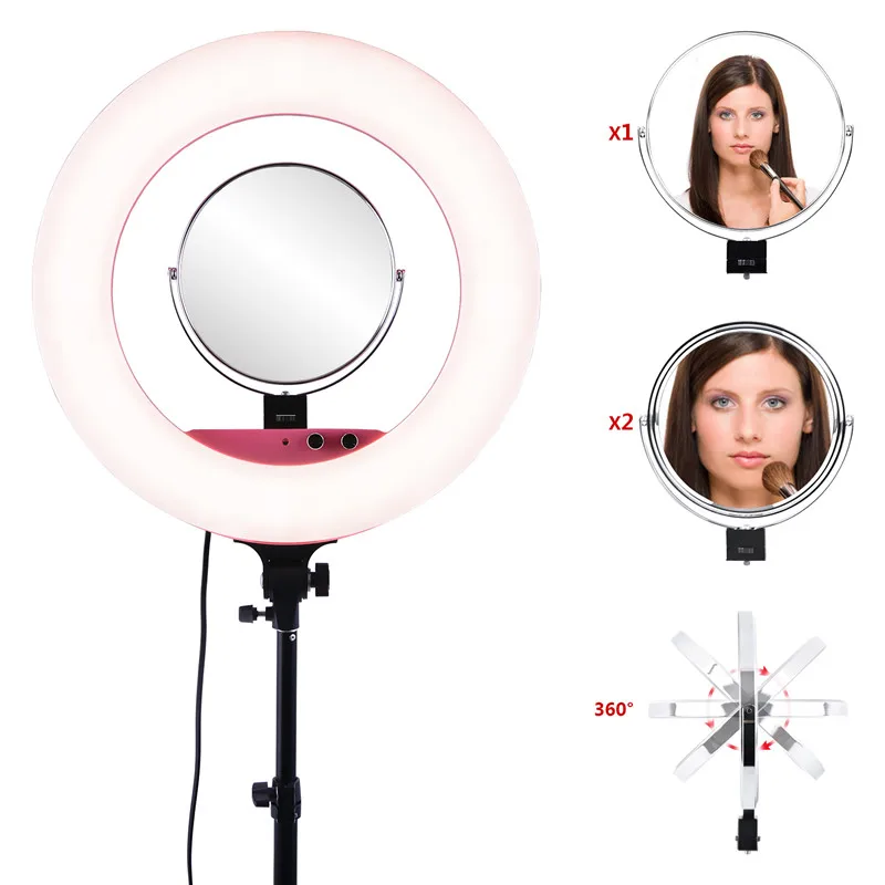 Светодиодный кольцевой светильник для фотосъемки 18 дюймов 3200 5800K 100