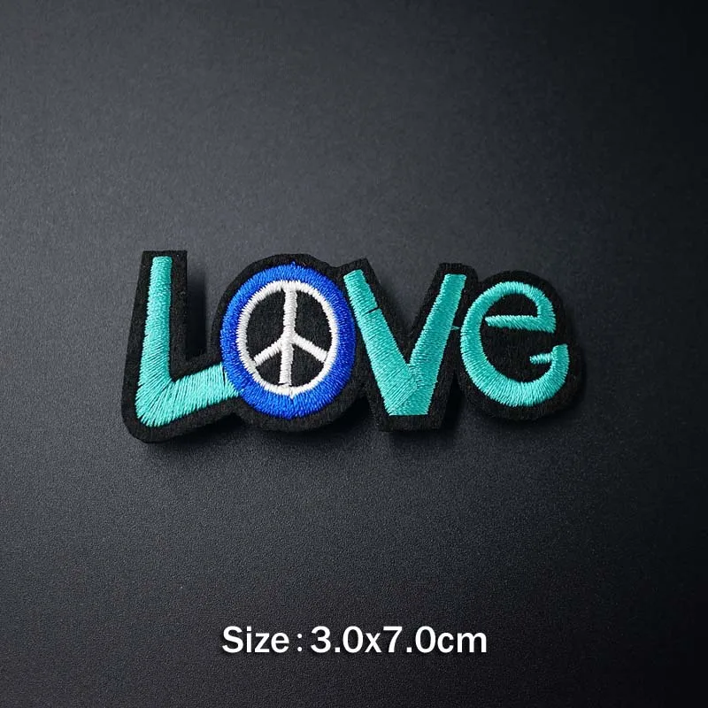 N COOL OOPS POW LOVE DIY Значки для одежды, декоративные нашивки для джинсов, сумок, шляп, одежды, шитья, украшения, аппликация, нашивки - Цвет: N
