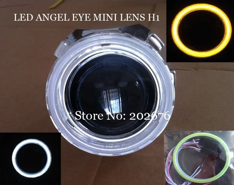 Светодиодный мини проектор DLAND OWN ANGEL EYE HID объектив для проектора 2 5 дюйма легко