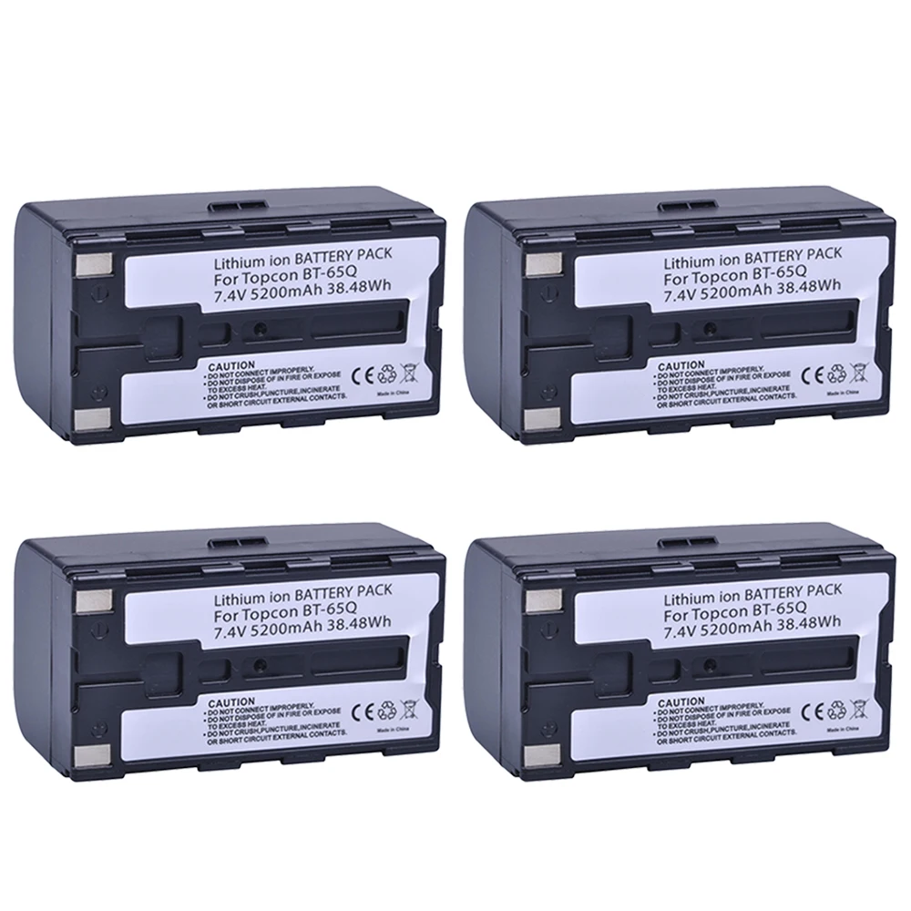 4 шт 7 V 5200mAh BT 65Q литий ионный аккумулятор + быстрое зарядное устройство с ЖК