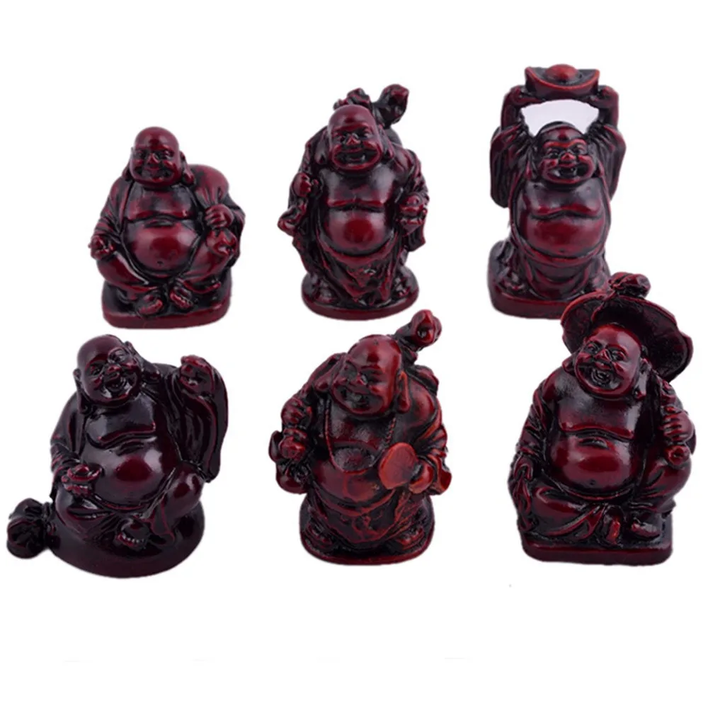 6 маленьких статуэток Будды фэн шуй смола палисандр C1024|rosewood clarinet|rosewood hotelrosewood guitar