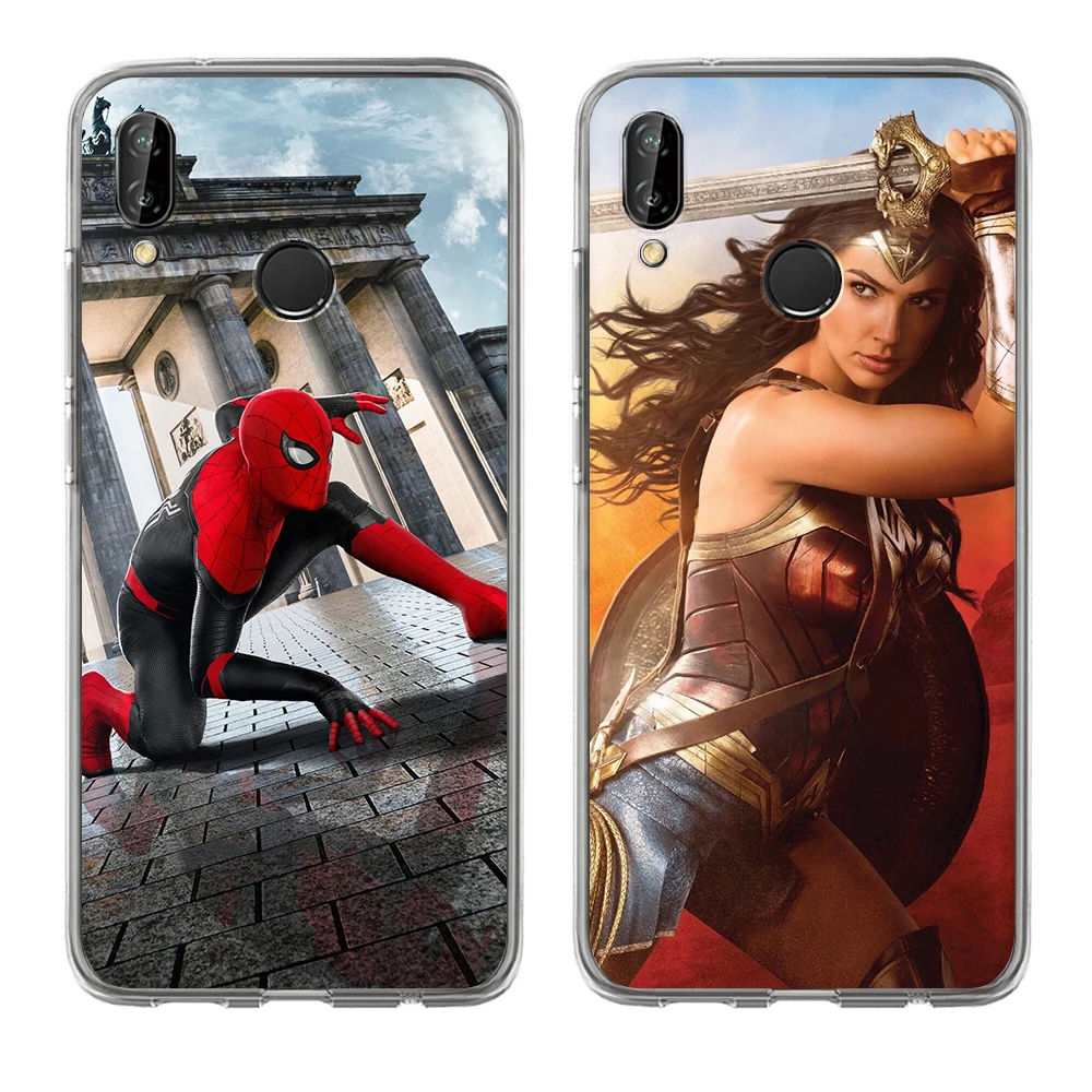 Модный чехол для телефона Huawei Nova 3 3i 2 Plus Y5 2017 Y6II Y7 PS Mate P8 P9 Miracle Hero Железный человек