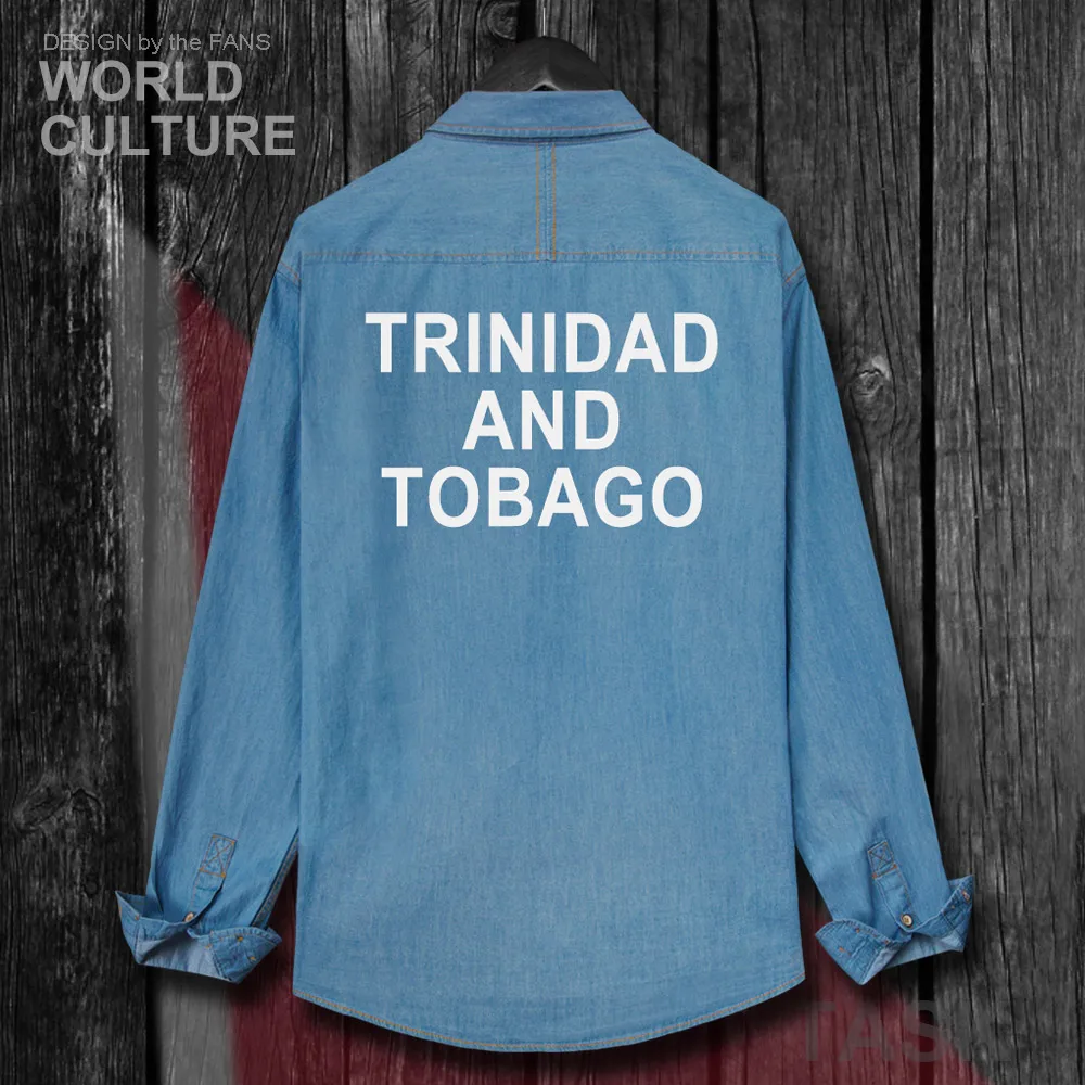 Trini Trinidadian Trinbagonian джинсы мужская одежда осеннее хлопковое Ковбойское пальто с