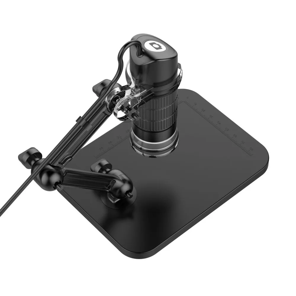 Цифровой USB HD электронный микроскоп экспозиция 500X 800X 1000X с 8 Светодиодная лампа