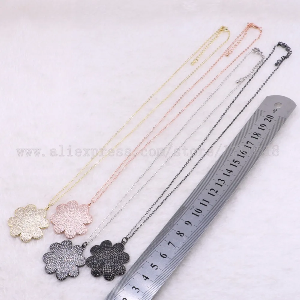 Ожерелье с цветами из 5 нитей оптовая продажа ювелирных изделий 18 дюймов костюм