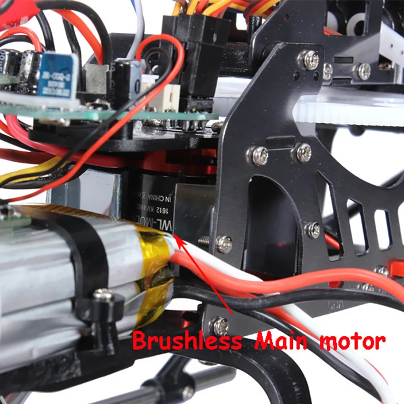Новое Обновление WLtoys V913 V913B бесщеточная версия 4CH с одним лезвием большой