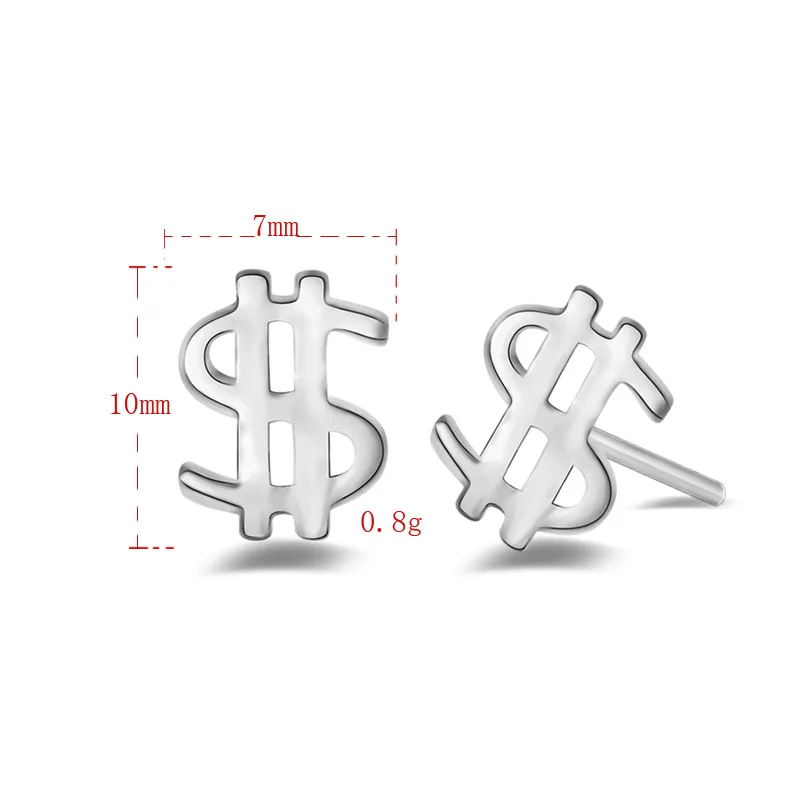 Женские серьги гвоздики с покрытием из серебра и золота|stud earrings|stud earrings for womenearings