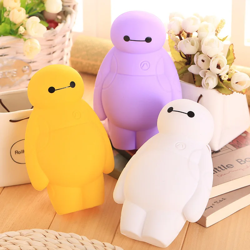 Baymax силиконовые водонепроницаемый пенал Kawaii Девушка мешок розовый милый большой