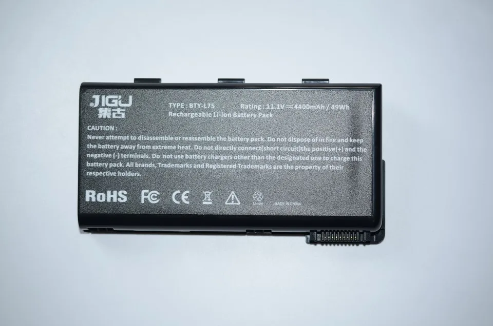 Jigu Аккумулятор для MSI BTY-L74 BTY-L75 A5000 A6000 A6203 A6205 A7200 CR600 CR610 CR610X CR620 CR630 CR700 CX600 MSI CX620