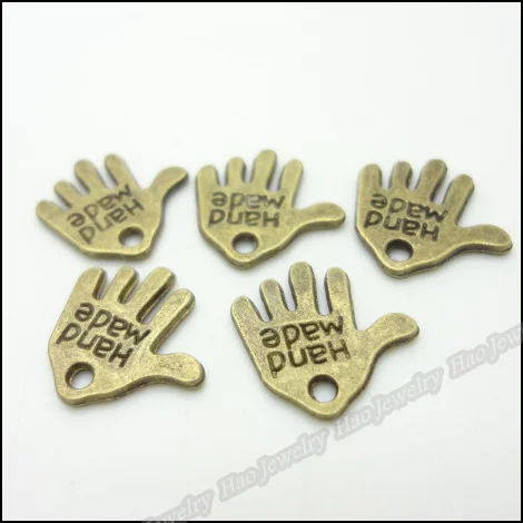 240 шт винтажные Подвески ручной Кулон Античный бронзового цвета из цинкового